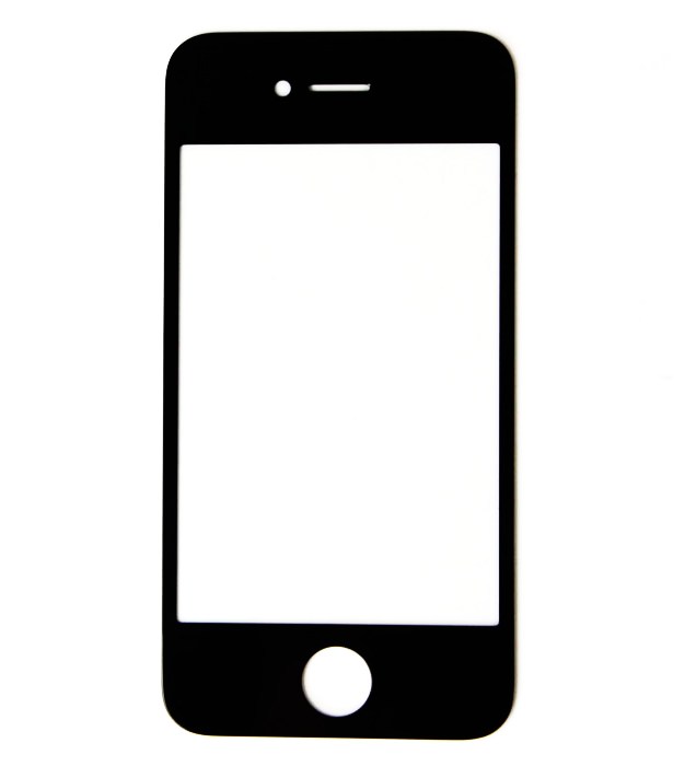 стекло дисплейного модуля apple iphone 4 черное белое